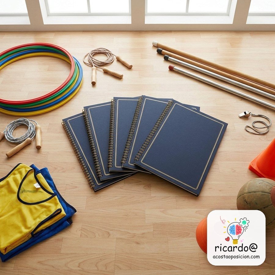 Pack de 5 situaciones de aprendizaje de Educación Física en Canarias: dossieres con aros, cuerdas, picas y petos